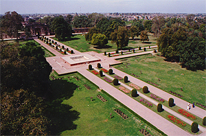 Aerial View of Jahangir's Tomb-Complex